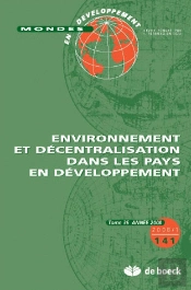 Mondes En Developpement 20081 - N.141 Environ.Et Decentralis.Dans Pays En Dev.