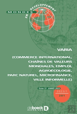 Bertrand.pt - Mondes En Développement N° 201 - Varia
