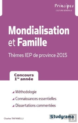 Bertrand.pt - Mondialisation Et Famille ; Thèmes Iep Province 2015