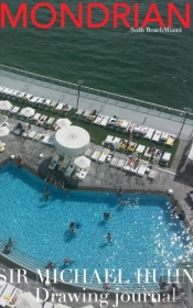 Mondrian Pool South Beach Writing Drawing Journal