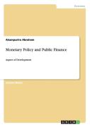 Monetary Policy And Public Finance