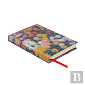Monetâ€™S Chrysanthemums Mini Lined Hardback Journal (Elastic Band Closure)