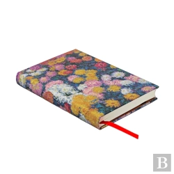 Bertrand.pt - Monetâ€™S Chrysanthemums Mini Unlined Hardback Journal (Elastic Band Closure)
