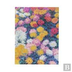 Bertrand.pt - Monetâ€™S Chrysanthemums Ultra Lined Hardback Journal (Elastic Band Closure)