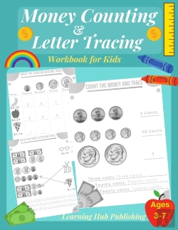 Bertrand.pt - Money Counting And Letter Tracing Workbook For Kids
