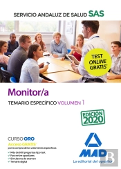 Monitor/A Del Servicio Andaluz De Salud. Temario Específico Volumen 1