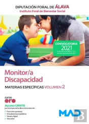 Monitor/A Discapacidad Instituto Foral Bienestar Soci