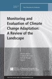 Monitoring And Evaluation Of Climate Change Adaptation: A Review Of The Landscape