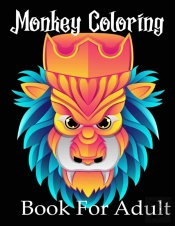 Monkey Coloring Book For Adult
