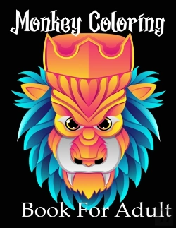Bertrand.pt - Monkey Coloring Book For Adult