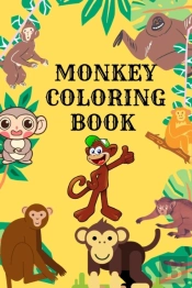 Monkey Coloring Book For Children