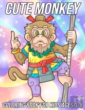 Monkey Coloring Book For Kids Ages 3-8