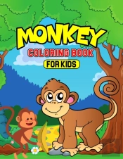 Monkey Coloring Book For Kids