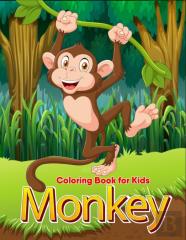 Monkey Coloring Book For Kids