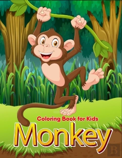 Bertrand.pt - Monkey Coloring Book For Kids