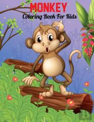Monkey Coloring Book For Kids