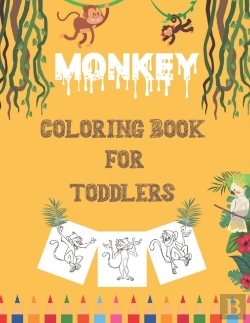Bertrand.pt - Monkey Coloring Book For Toddlers