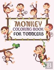 Monkey Coloring Book For Toddlers