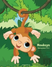 Monkeys Coloring Book 1, 2   3