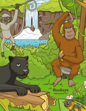 Monkeys Coloring Book 3   4
