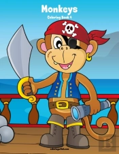 Monkeys Coloring Book 4