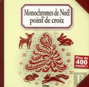 Monochromes De Noel Au Point De Croix