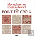 Monochromes Rouges Et Blancs Au Point De Croix