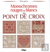 Monochromes Rouges Et Blancs Au Point De Croix
