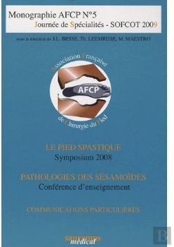 Bertrand.pt - Monographie Afcp Tome 5 : Journée De Spécialités ; Sofcot 2009