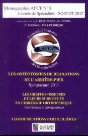 Monographie Afcp Tome 8 : Journée De Spécialités ; Sofcot 2012