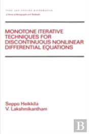 Monotone Iterative Techniques For Discontinuous Nonlinear Differential Equations