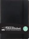 Monsieur Notebook Leather Journal - Black Sketch Small A6