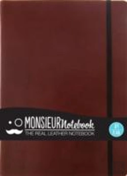 Bertrand.pt - Monsieur Notebook - Real Leather A4 Brown Plain