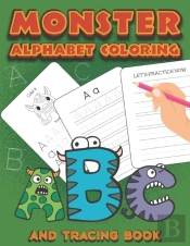 Monster Alphabet Coloring And Tracing Book