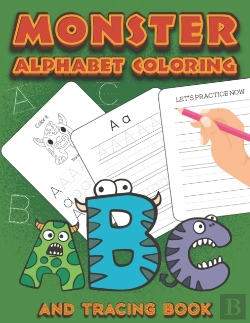 Bertrand.pt - Monster Alphabet Coloring And Tracing Book