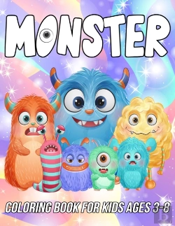Bertrand.pt - Monster Coloring Book For Kids Ages 3-8