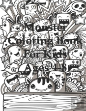 Monster Coloring Book For Kids Ages 4-8