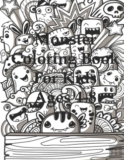 Bertrand.pt - Monster Coloring Book For Kids Ages 4-8