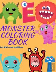 Monster Coloring Book For Kids And Toddlers - Vol 04