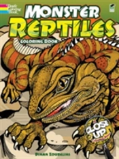 Monster Reptiles Coloring Book