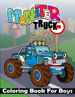 Bertrand.pt - Monster Truck Coloring Book For Boys