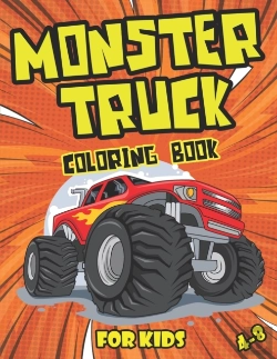 Bertrand.pt - Monster Truck Coloring Book For Kids 4-8