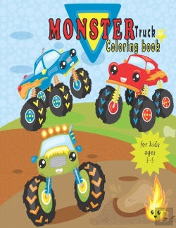 Bertrand.pt - Monster Truck Coloring Book For Kids Ages 3-5