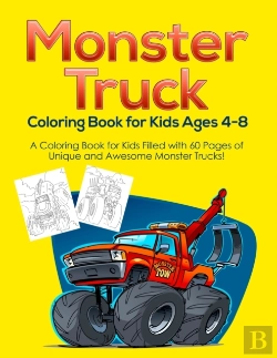 Bertrand.pt - Monster Truck Coloring Book For Kids Ages 4-8