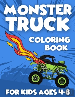 Bertrand.pt - Monster Truck Coloring Book For Kids Ages 4-8
