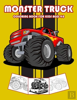 Bertrand.pt - Monster Truck Coloring Book For Kids Ages 4-8