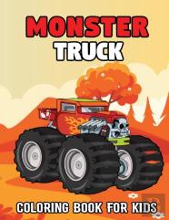Monster Truck Coloring Book For Kids