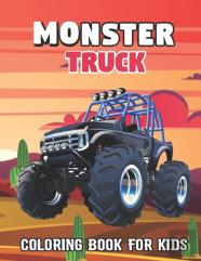 Monster Truck Coloring Book For Kids
