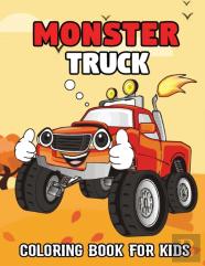 Monster Truck Coloring Book For Kids