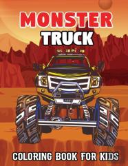 Monster Truck Coloring Book For Kids
